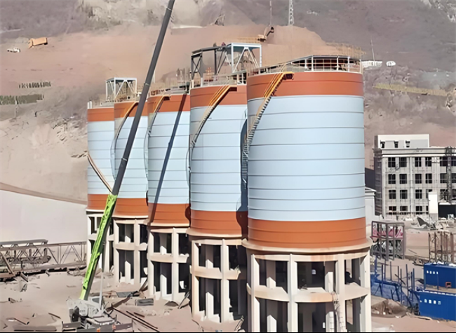 昂昂溪高架钢板仓